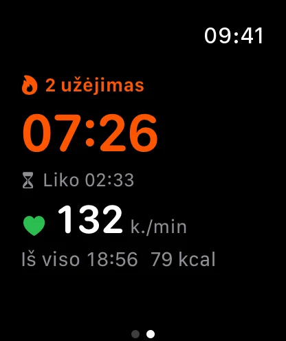 Sauna Metrics „Apple Watch“