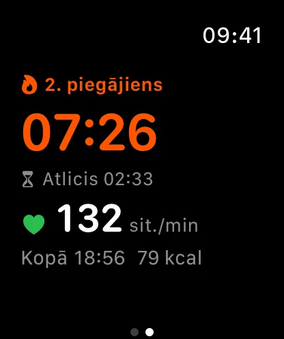 Sauna Metrics Apple Watch pulkstenī