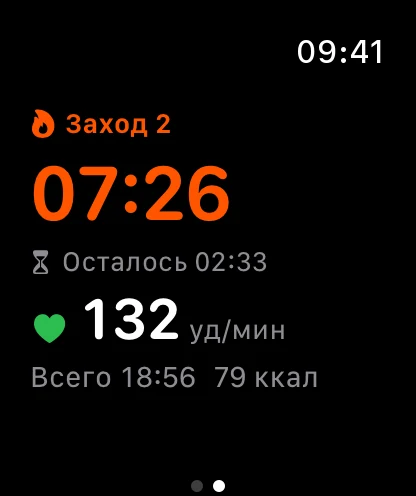 Sauna Metrics на Apple Watch